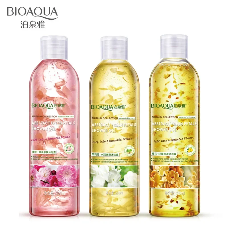 250ml Osmanthus Jasmine Romantic Petal Shower Gel Body Lotion Moisturizing Lasting Fragrance  Skin Bath