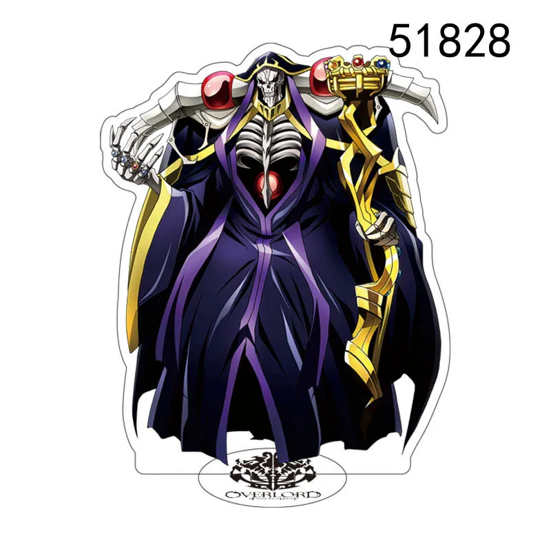 Hot Anime Overlord Figures Ainz Ooal Gown Shalltear Bloodfallen Albedo Acrylic Stands Model Exquisite Decor Prop Christmas Gift