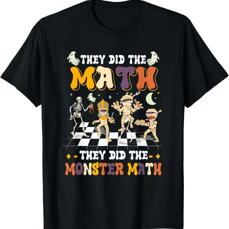 Skeleton Dancing They Did The Math Monster T Shirt
