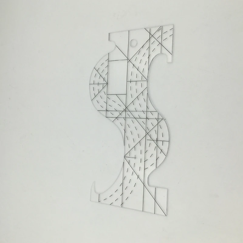 Multi-Purpose Quilting Template Ruler Professional Plastic Ruler Patchwork Clothing Fashion Ruler Sewing Ruler TOP quality