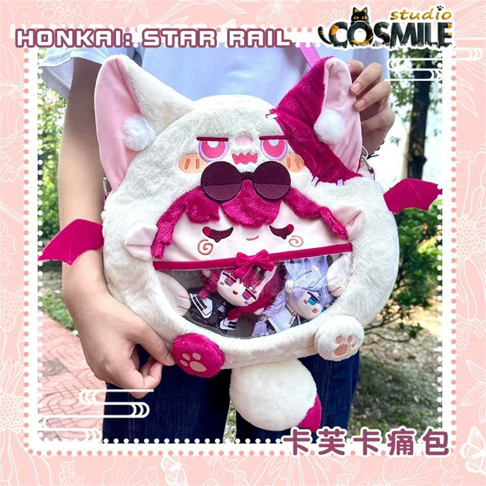 

Game Honkai Honkai: Star Rail Kafka Stuffed Plushie Plush Doll Toy Shoulder Bag Bajji Itabag KM