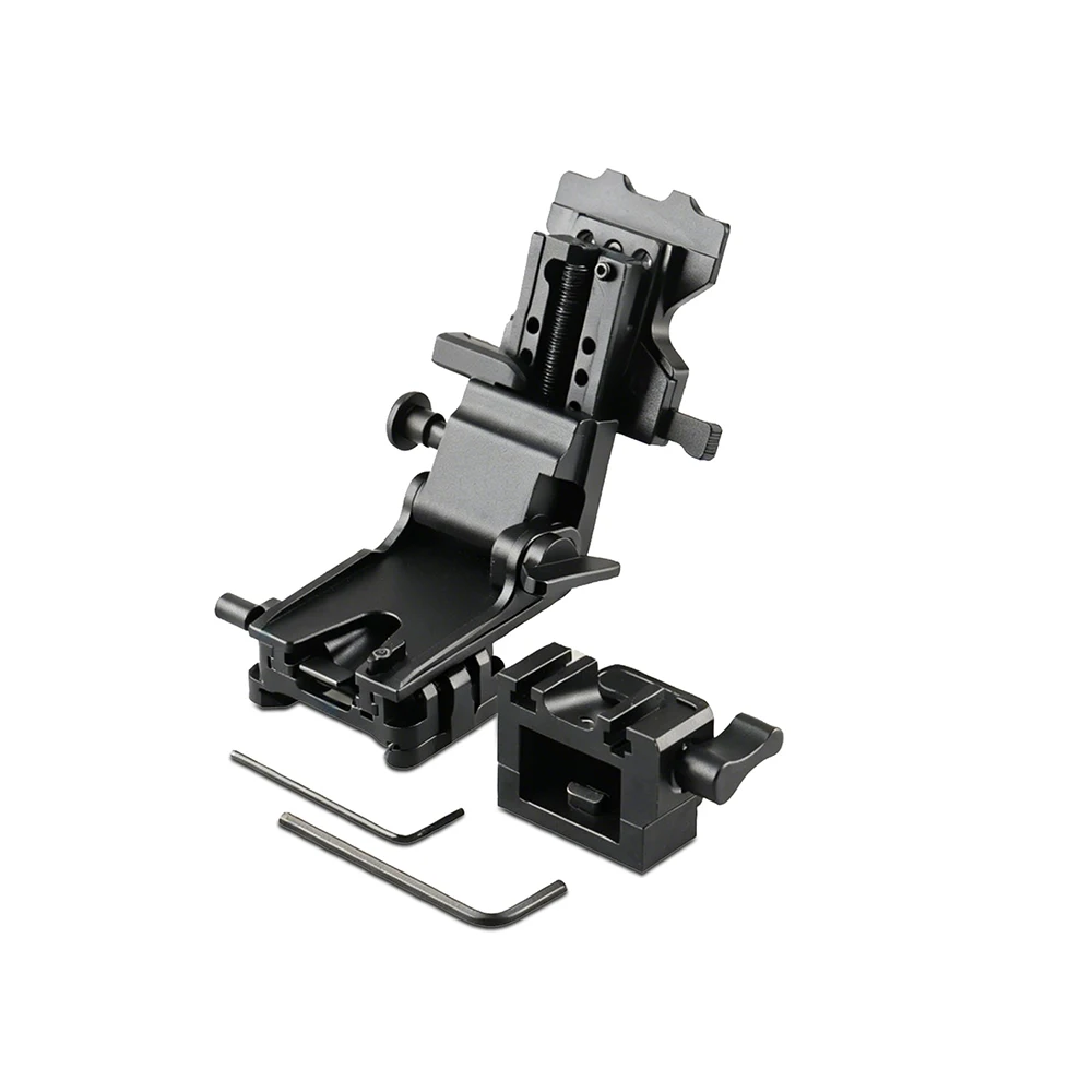 Aluminum light weight durable Night Vision Helmet Mount Dovetail J-Arm Adapter for PVS14 PVS15/18/31 PVS7