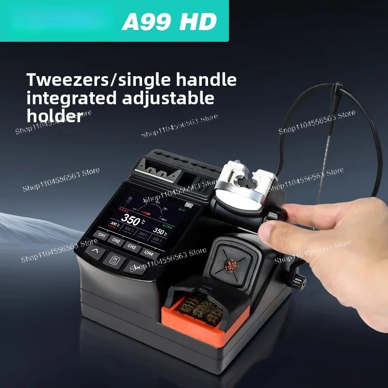 AIFEN-A99 Dual-channel Soldering Station, High-power C210 Electric Tweezers, Supports Single-handle Soldering Irons