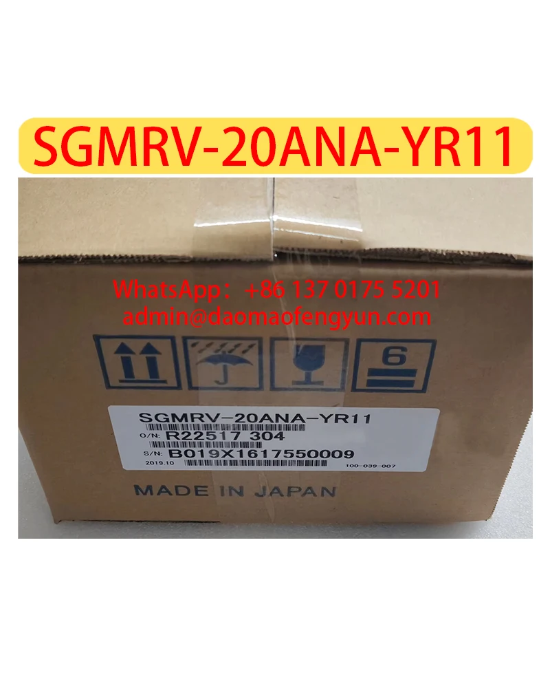 Brand New SGMRV-20ANA-YR11 Servo Motor，Fast shipping，SGMRV 20ANA YR11，In Stock