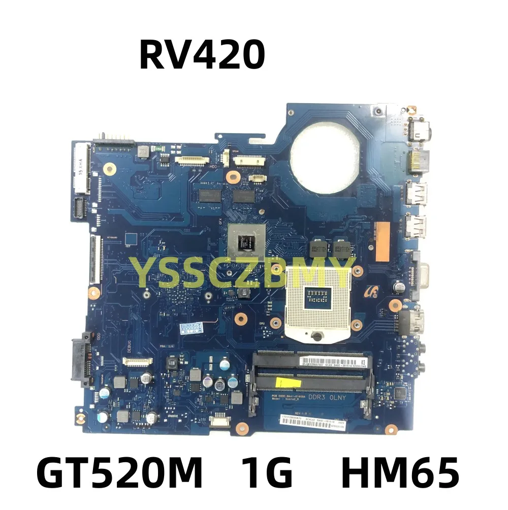 BA92-08151B BA41-01610A For Samsung RV420 RC420 Laptop Motherboard GT520M 1GB HM65 100% Test Work