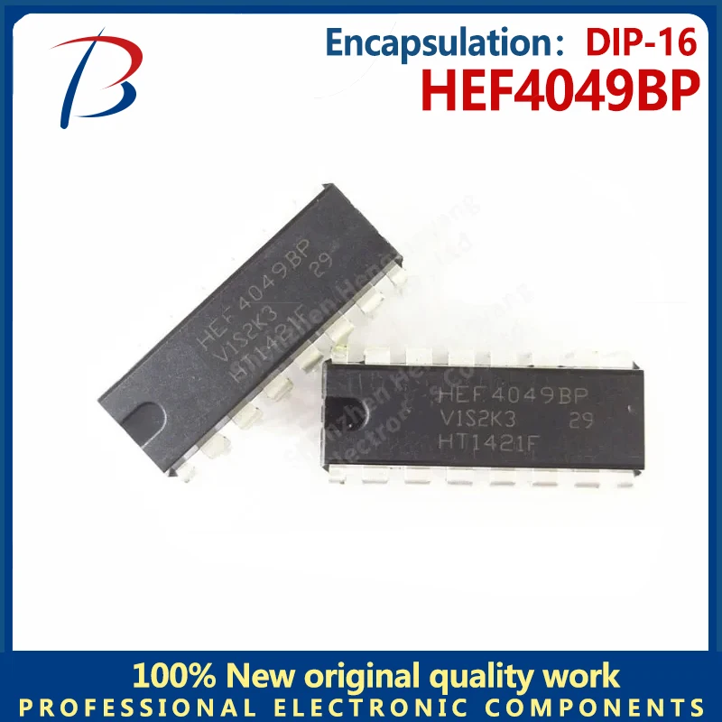 10PCS HEF4049BP DIP16 in-line six inverting buffer