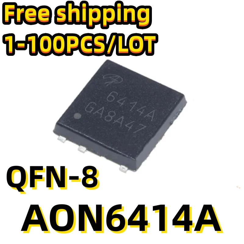 5PCS/10PCS/50PCS/100PCS AON6414A AO6414A 6414A MOSFET N-CH 30V 13A/30A 8DFN Brand New Original IC Chip