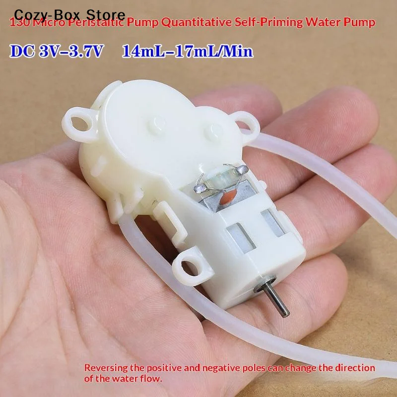 [ZY]DC3.7V-5V 17mL/min 130 Motor Peristaltic Dosing Pump Micro Self-priming Suction Liquid Water Pump Reverseable Direction[ZY]