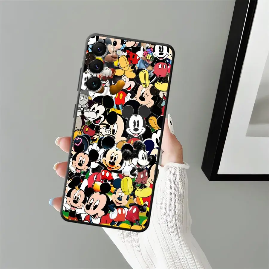 Case for Samsung Galaxy A03 A06 A30 A40 A01 A02 A07 A50 A70 A04 A05 Note 20 Ultra 9 10 A10 A20 Soft Back Phone Cover Disney