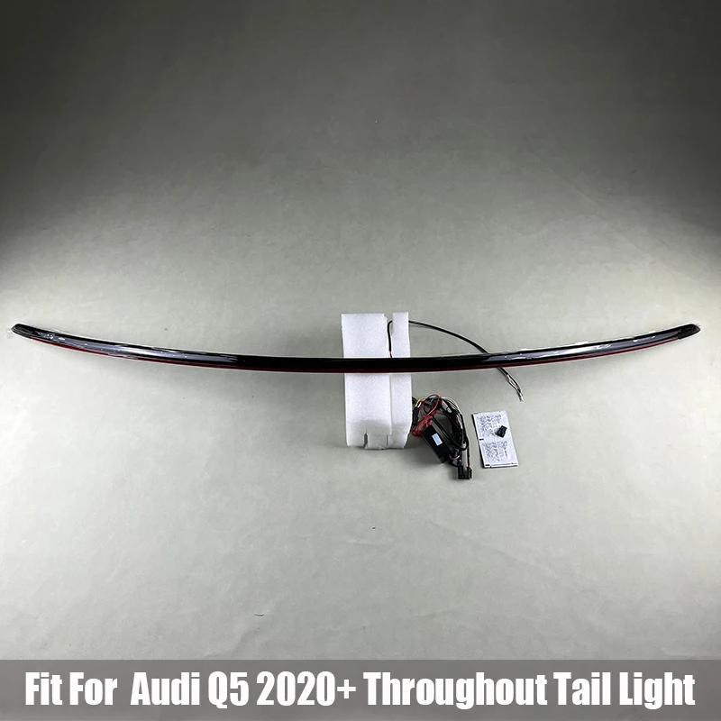 Suitable for Audi Q5 2020+ Modification Taillight Trunk Streamer Taillight LED Lamps Throughout Truck Tail Light