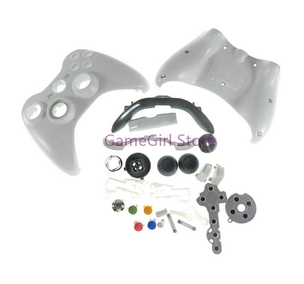 1Set Voor Xbox360 Bedrade Controller Volledige Set Van Behuizing Shell Cover Met Knoppen Beschermende Case Vervangingsset