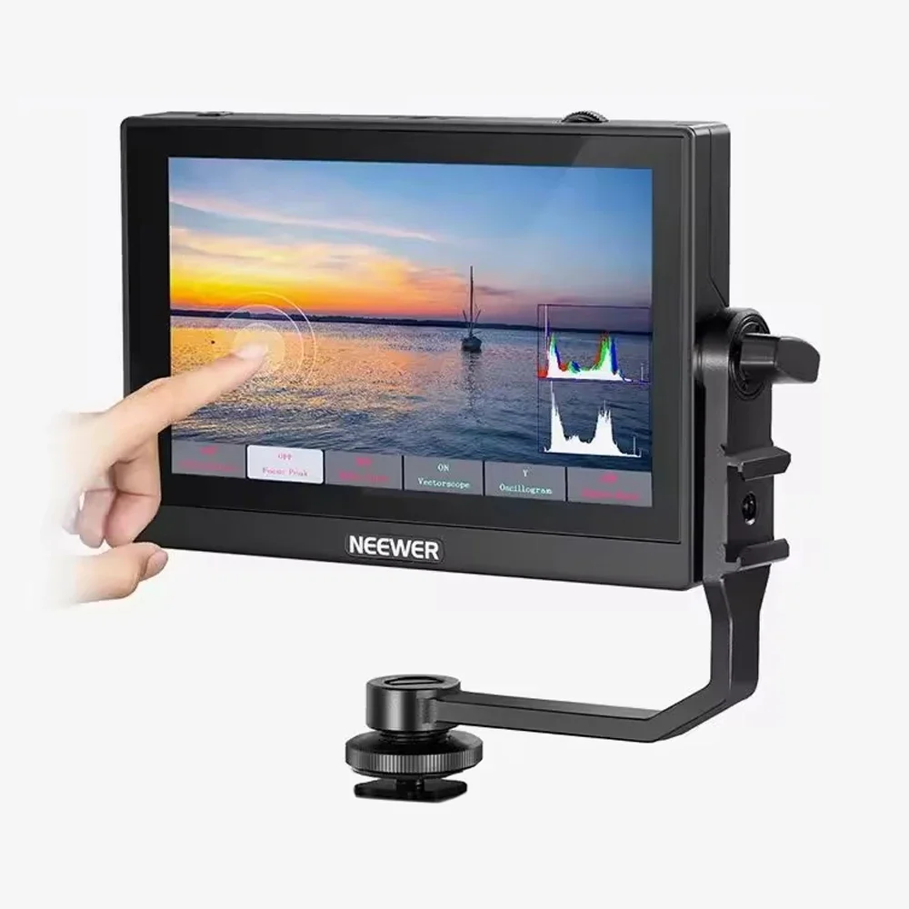 NEEWER F500 5.5 Inch Camera Field HDR Touch Screen With 3D LUT Waveform Vector Scope Full HD 1920x1080 IPS 4K