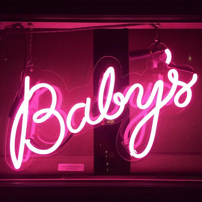 Neon Barbie LED Custom Silicone Neon Light Pink Topic Barbie Sign Neon Light High-heeled For Girl Gifts Room Shop Decor