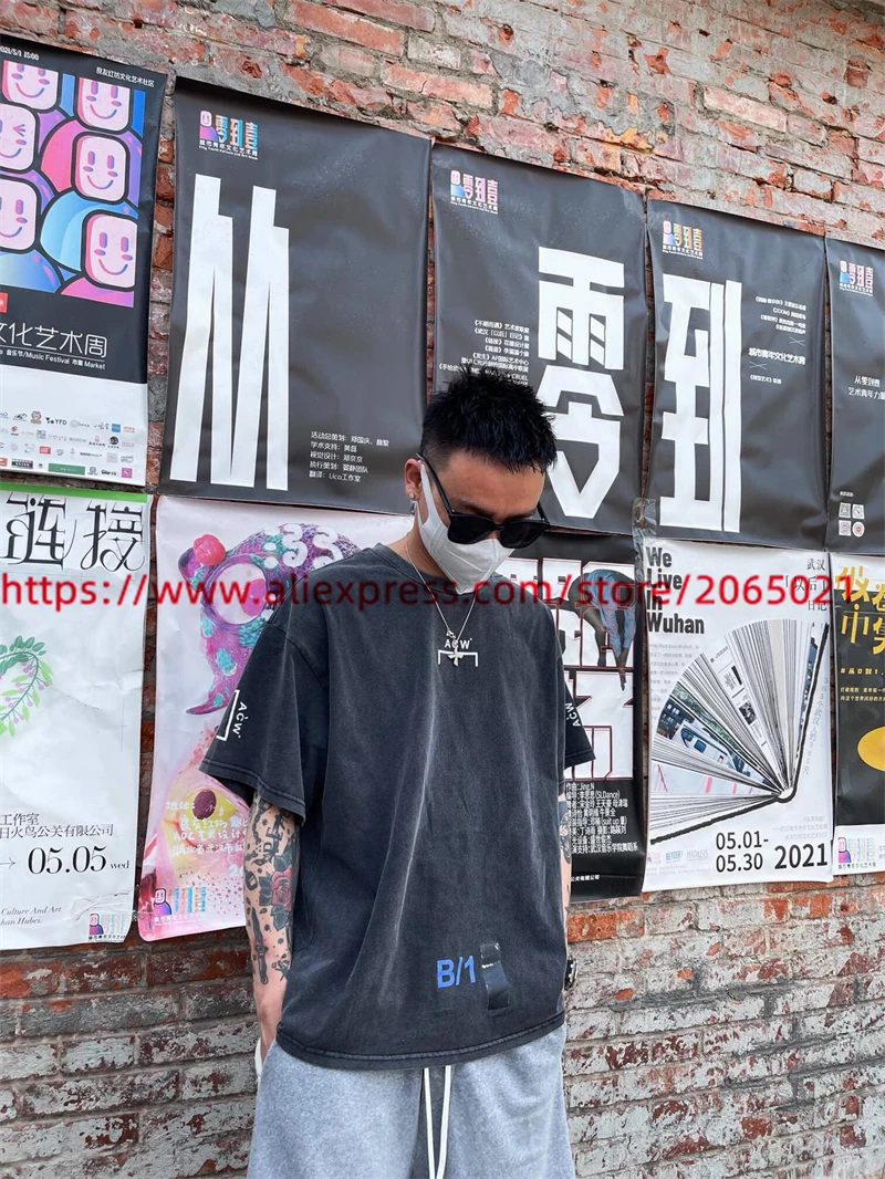 2025ss A-COLD-WALL* T Shirts Men Women Best Quality Vintage Washed A COLD WALL ACW T-shirt Tee