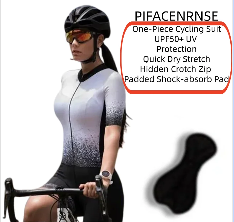 

2025 New Oem Custom Breathable Sublimation Professional Cycling Clothing One Piece Suit Cool Womens Wetsuit Triathlon Jumpsuit