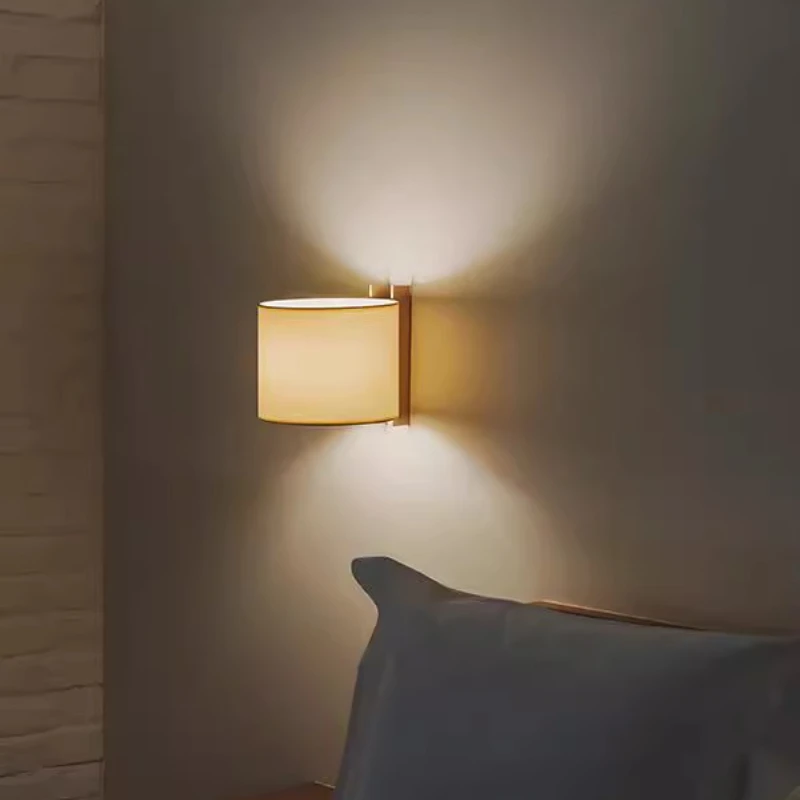 

Medieval wall lamp study bedroom bedside corridor wabi sand wind lamp