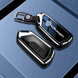 Fashion Zinc Alloy Car Remote Key Case Cover For VW Volkswagen Golf 8 2020 Skoda Octavia A8 2021 SEAT Leon MK4 Key Accessories