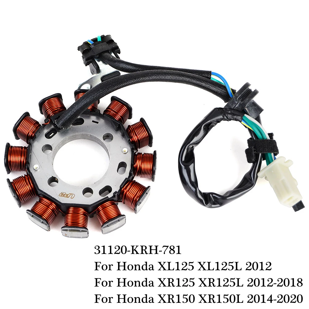 

31120-KRH-781 Motorcycle Stator Coil For Honda XR125 XR 125 XR125L 2012-2018 XL125 XL125L 2012 XR150 XR150L 2014-2020