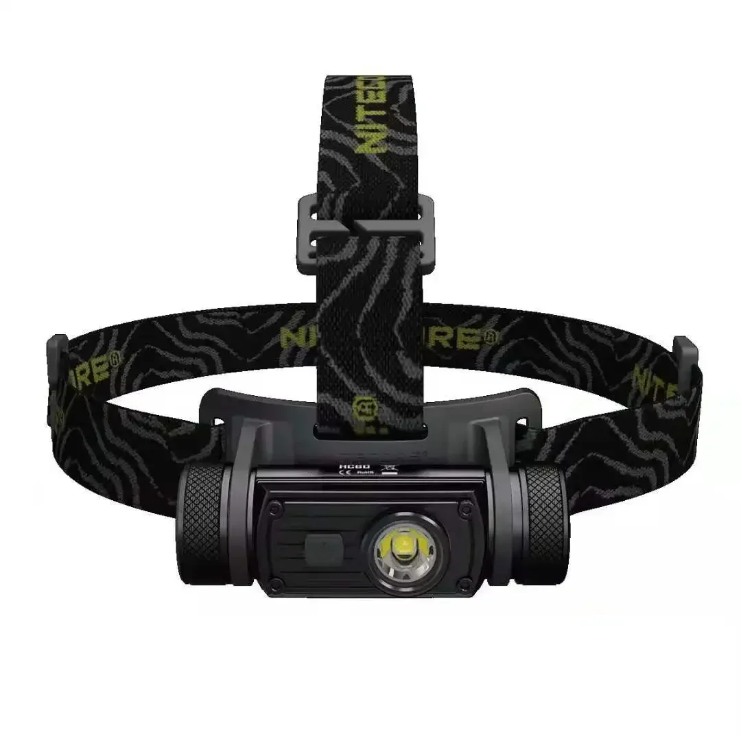 NITECORE HC60 V2 USB-C Rechargeable Headlamp 1200Lumens P9 LED 3 Lights With 18650 3400mAh Battery Source Flashlight