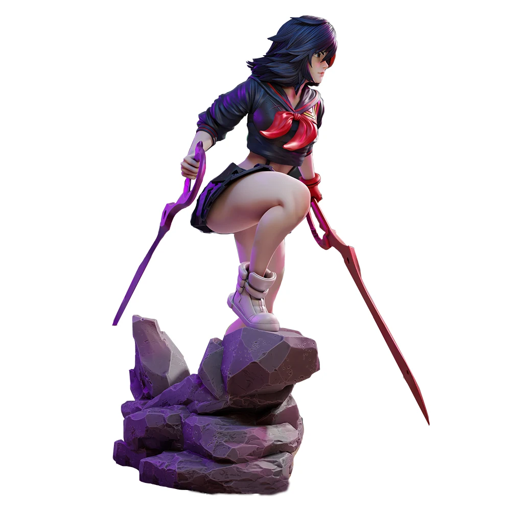 ミニチュアレジンフィギュアキット,未塗装プラスチック,ryuuko,1:18,a778