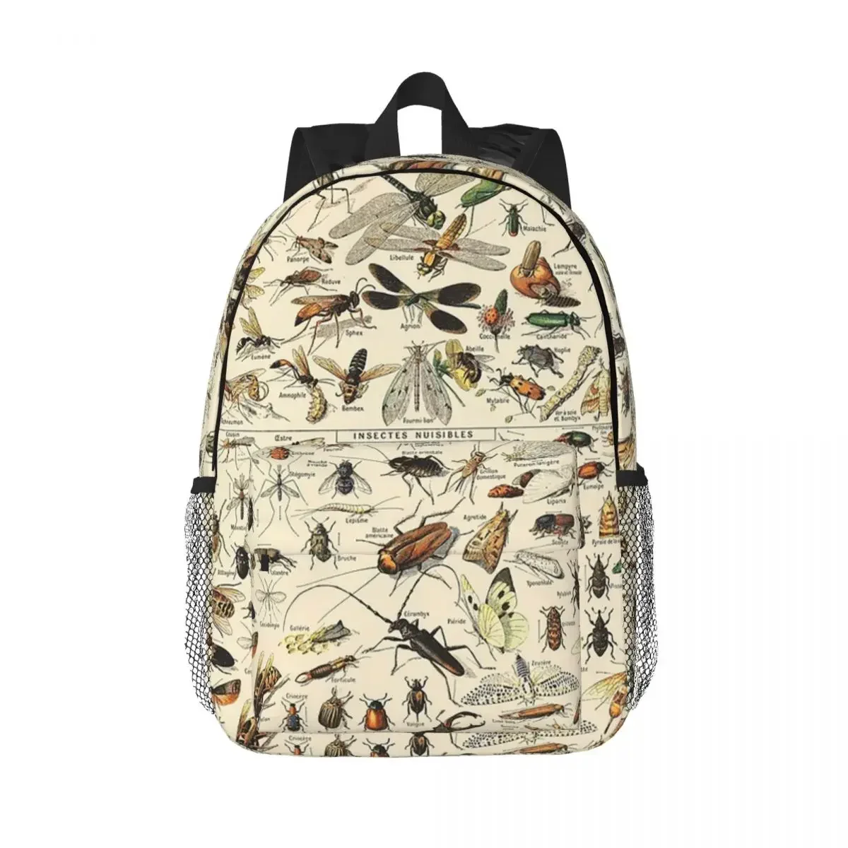 Vintage Insect Backpacks Teenager Bookbag Casual Children School Bags Travel Rucksack Shoulder Bag Large Capacity