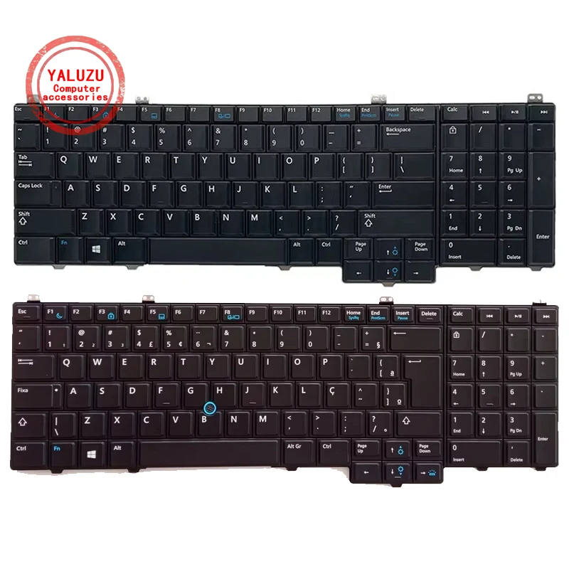 US/UI/RU/BR/PO/JP/LA/KR/TI English NEW Laptop Keyboard For DELL Latitude 5540 E5540 15-5000