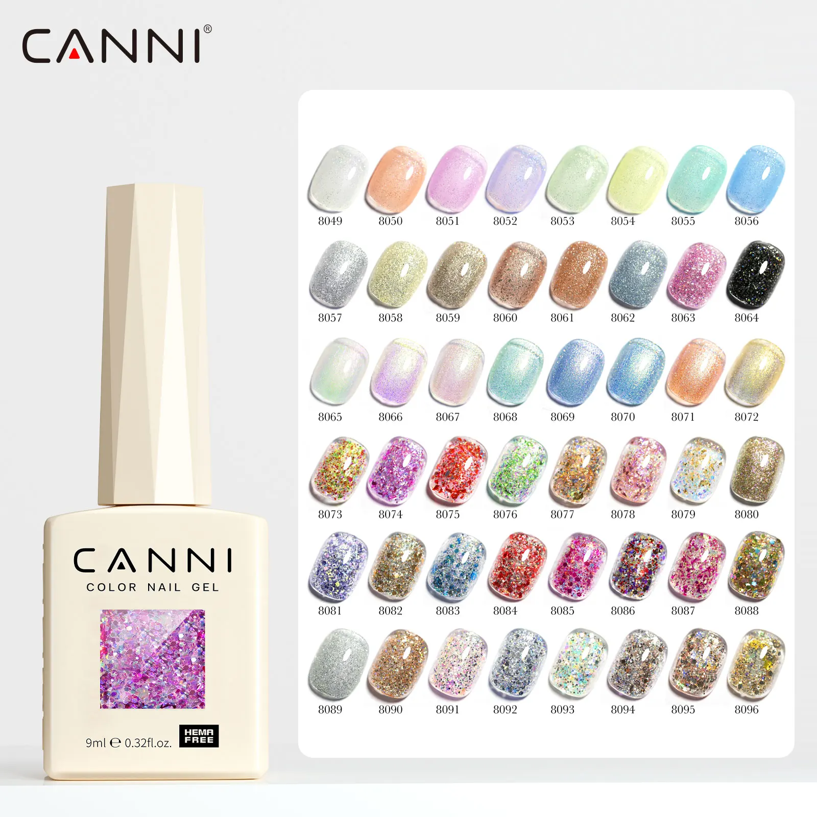 CANNI VENALISA HEMA FREE TPO Color libre Gel de ojos de gato esmalte de uñas Ultra brillo diamante uñas de invierno Gel Soak Off UV LED Gel Kit
