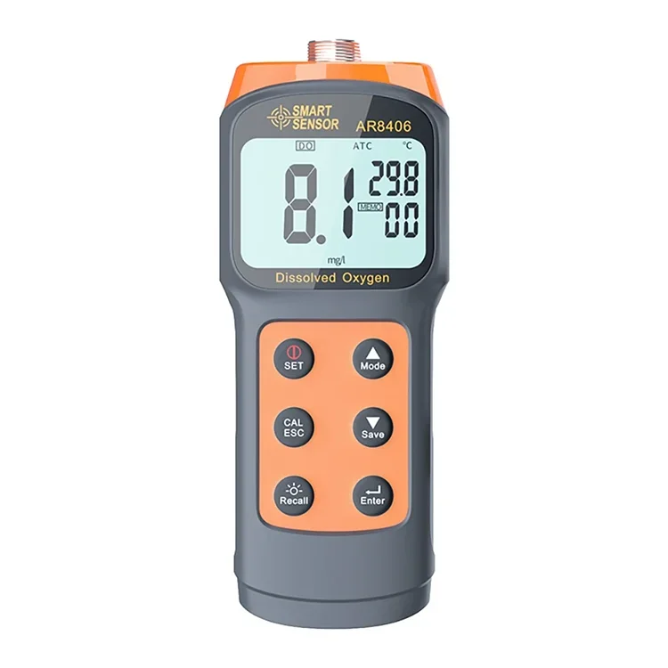 SMART SENSOR AR8406 Dissolved Oxygen Monitor Relay High Screen Range LCD water solutions Oxygen meter