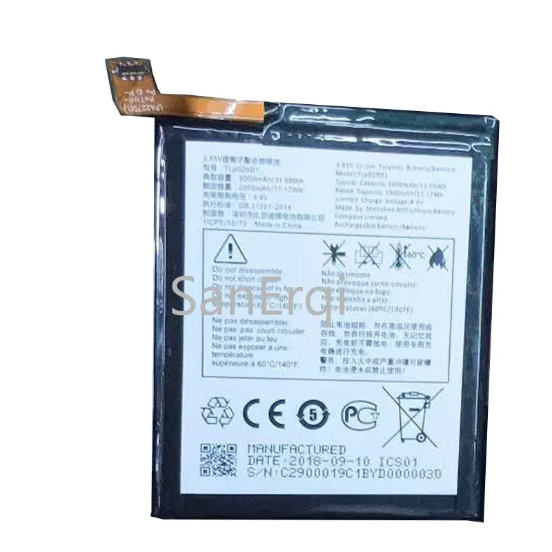 

Аккумулятор TLp029D1 TLp029D7, 3000 мАч для Alcatel 3/Alcatel 3X/Alcatel 5 для TCL V760 Y660, аккумуляторы для мобильных телефонов, аккумулятор