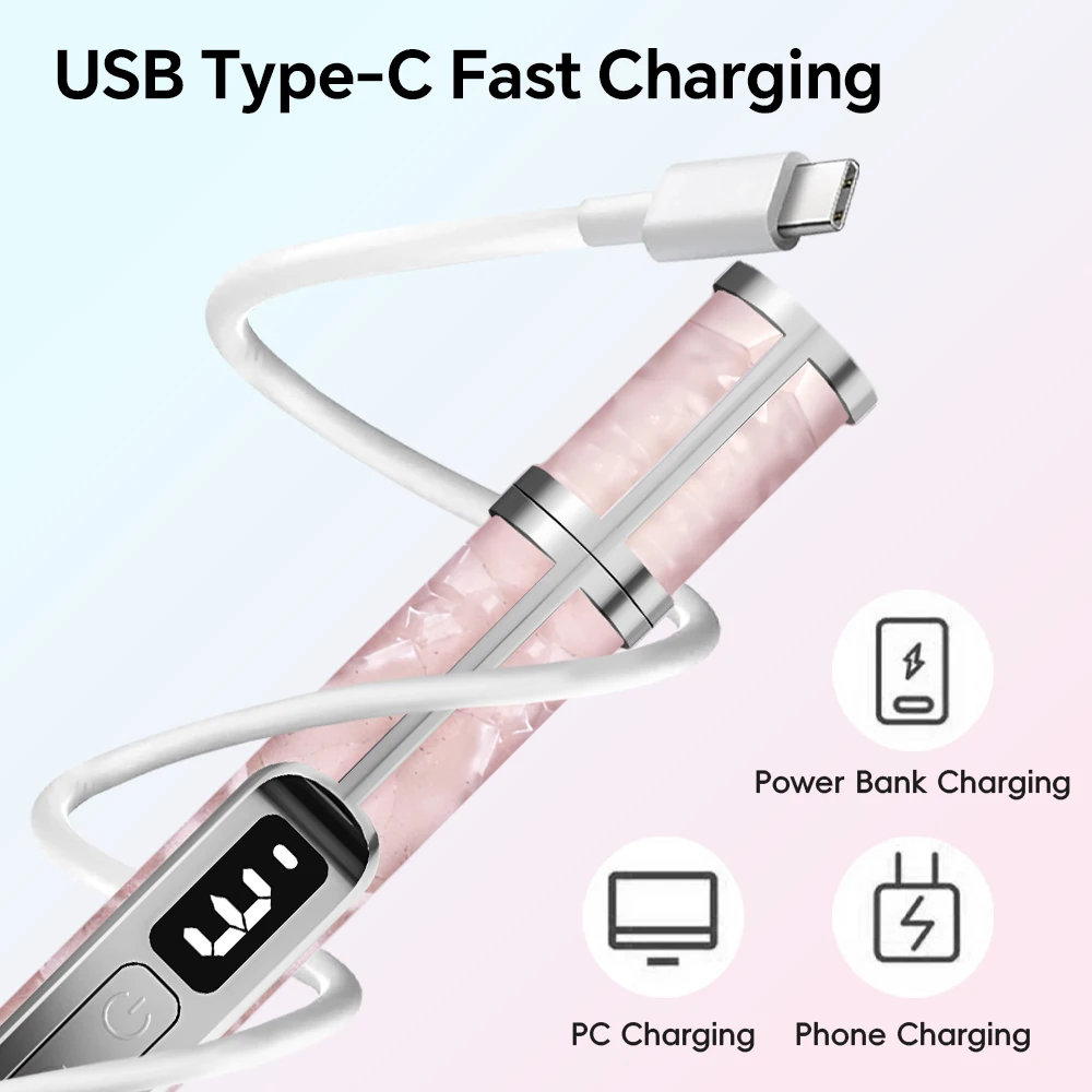 電動ネイルドリルファイル - LEDディスプレイ、12種類のネイルドリル＆6種類のサンディングバンド、充電式ネイルマシンキット、マニキュアペディキュアツール