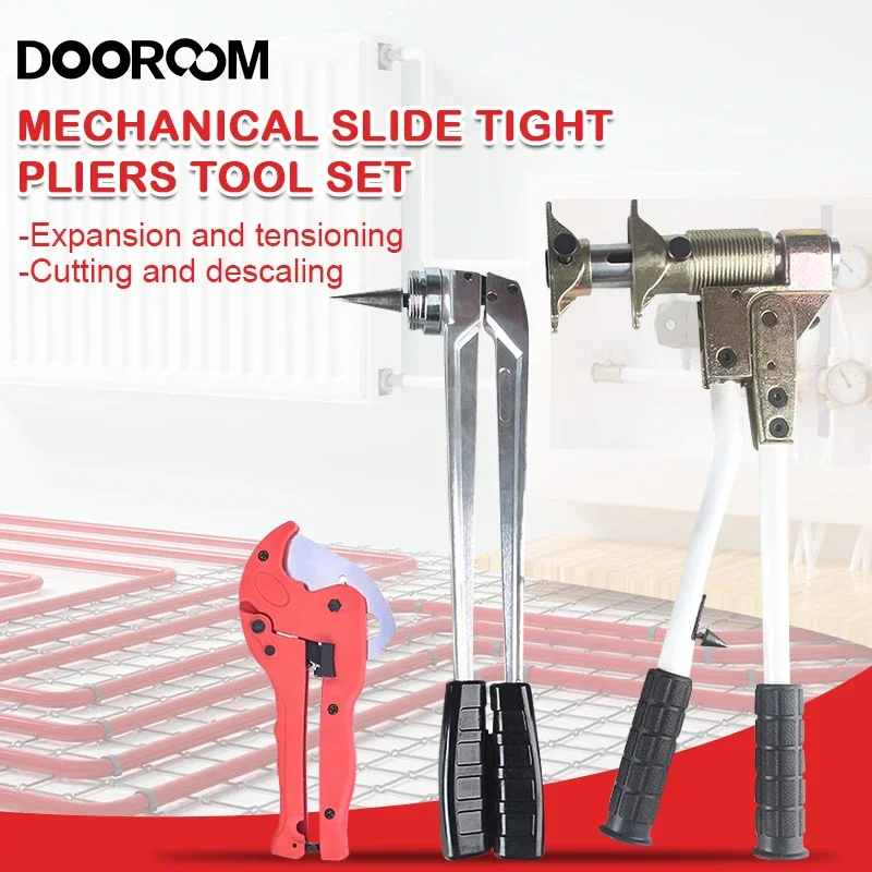 

DOOROOM Pex Fitting Tool Plumbing Tools PEX-1632 Range 16-32mm Good Quality Popular Tool Fittings Pipe Pulling Clamping Tool