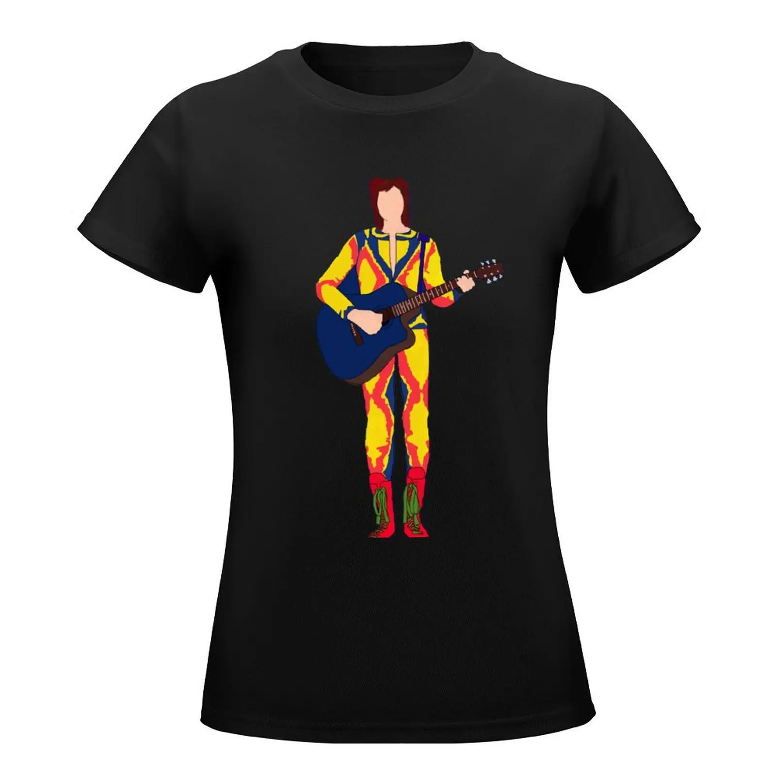 Starman Ziggy T-Shirt cute tops tops female summer tops white t-shirt dress for Women sexy