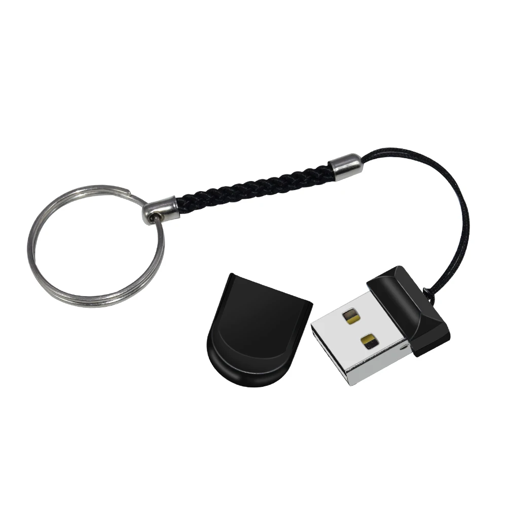 100PCS/lot Free logo Pendrive USB creative black mini free key USB 2.0 Flash Drive pendrive 4GB 8GB 16GB 32GB 64GB memory stick