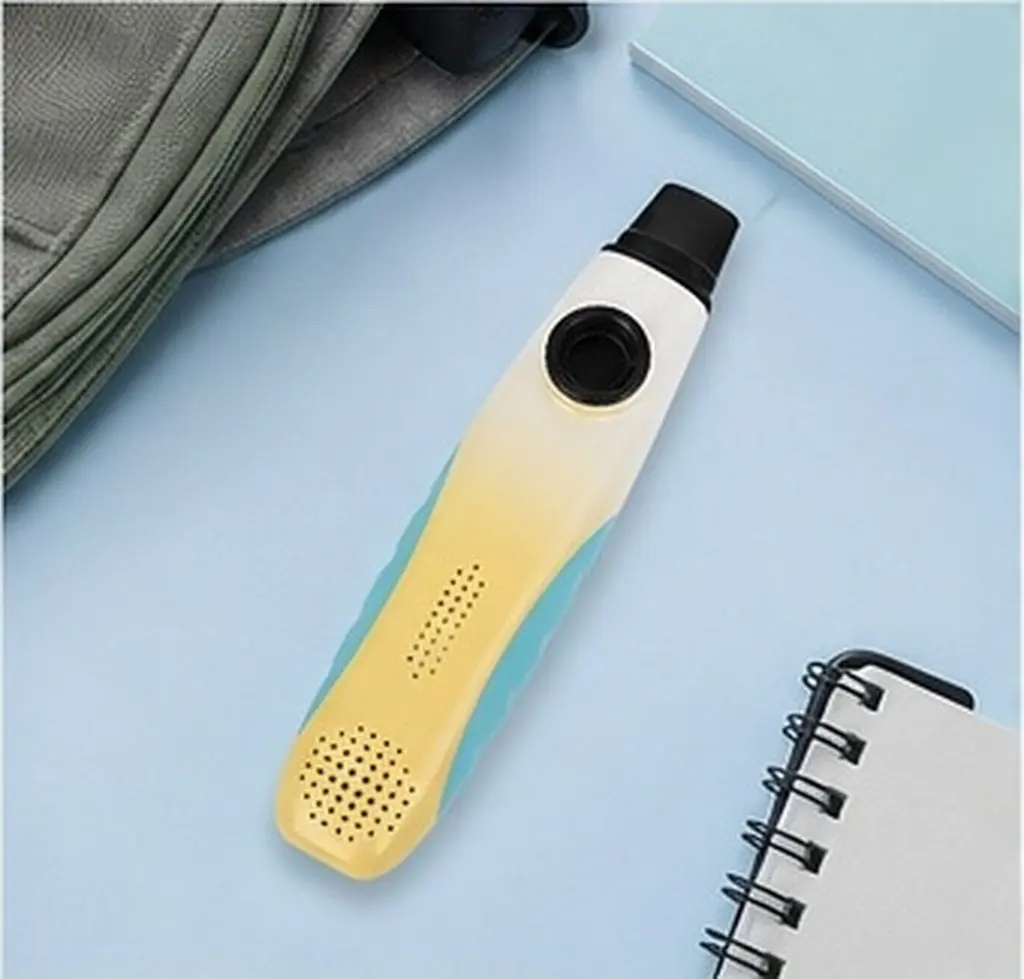 1Set Kazoo Beginner Plastic Instrument Easy to Learn Portable Party Performance Guitar Accompany Dual Hole Lightweight Musical
