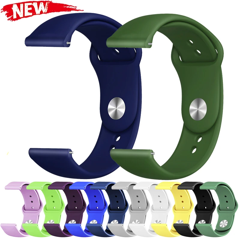 

Silicone Watch Band For TicWatch Pro 3 Ultra E3 E2 S2 Pro X GTW 2021 Soort Strap Smartwatch Bracelets Women Men Correa 22mm 20mm