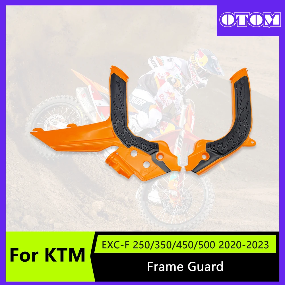 OTOM Motorcycle X-Grip Frame Guard Protection Protector Cover For KTM SX SXF XC XCF EXC EXCF XCW XCFW 125 150 250 450 2019-2023