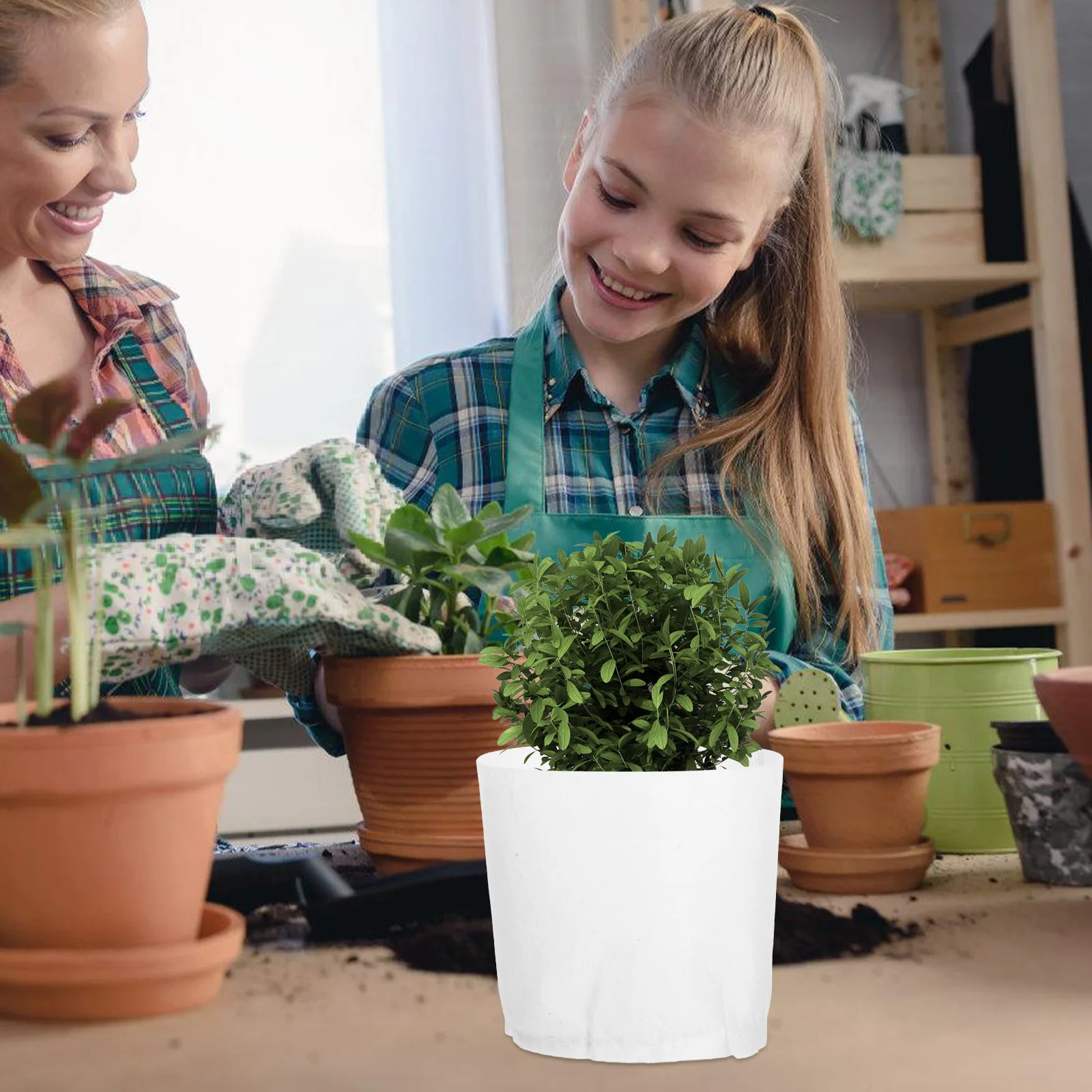 

10Pcs Non-Woven Fabric Grow Bags Nursery Seedling Bags Vegetable Planter Pouch Garden Indoor Outdoor Planting Container