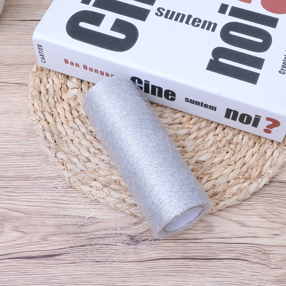 15 Cm 10 Yards Zilveren Tule Rollen Polyester Netting Stof Voor Diy Bruiloft Decoraties Tutu Rok Ambachtelijke Cadeaupapier poly Mesh