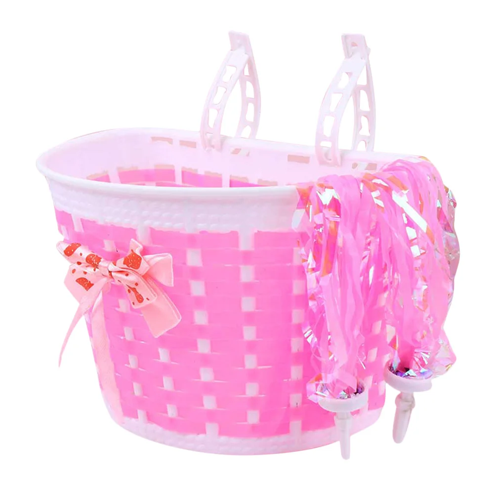 

1 Set Bike Streamer Basket Kit Colorful Ribbons Tassels For Handlebar Scooter Cycling Supplies Bright Bike Accessories