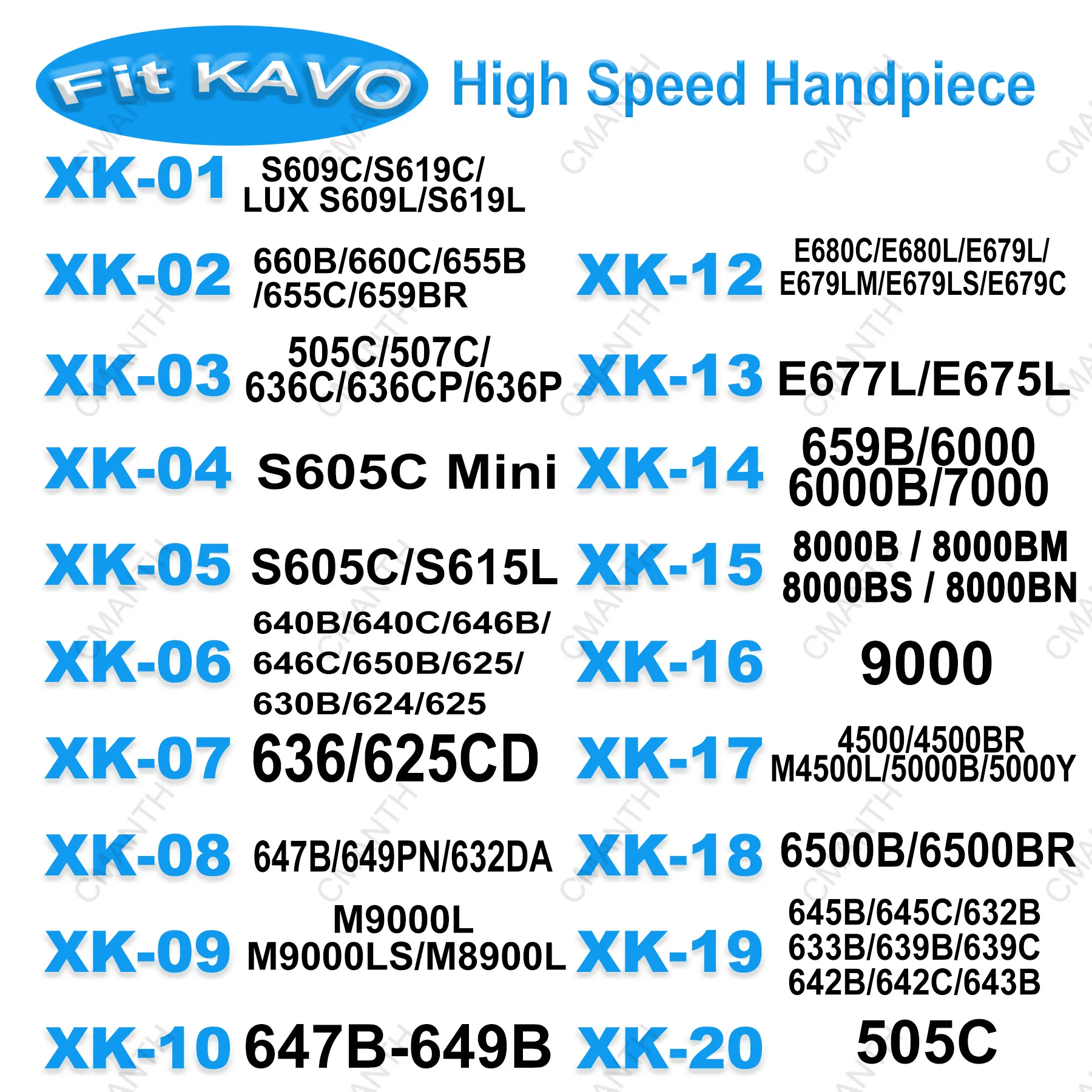 Dental Turbine Cartridge Ceramic Bearing High speed Handpiece Air Rotor For KAVO S609C/S619C LUXS609L/S619L 659B/6000 6000B/7000