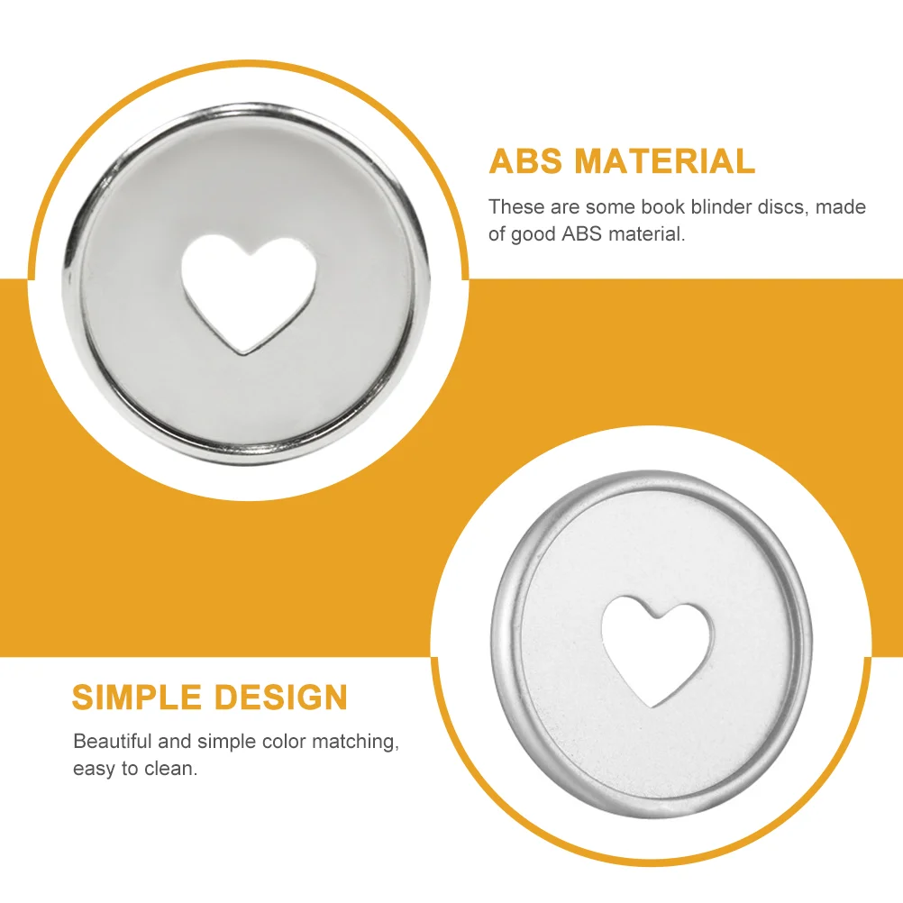 Heart Expansion Discs Frosted Bound Mushroom Hole Binder Ring The Notebook Binding Mini Books Golden Delicate Office