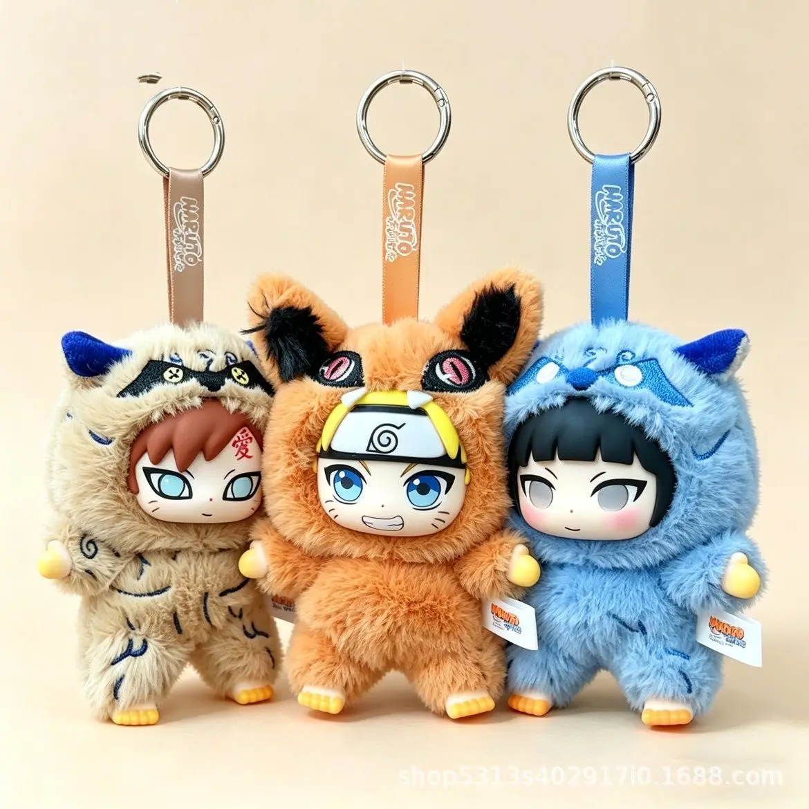 

New Naruto Plush Keychain Kawaii Bag Pendant Car Doll Doll Decoration Men's and Women's Gifts