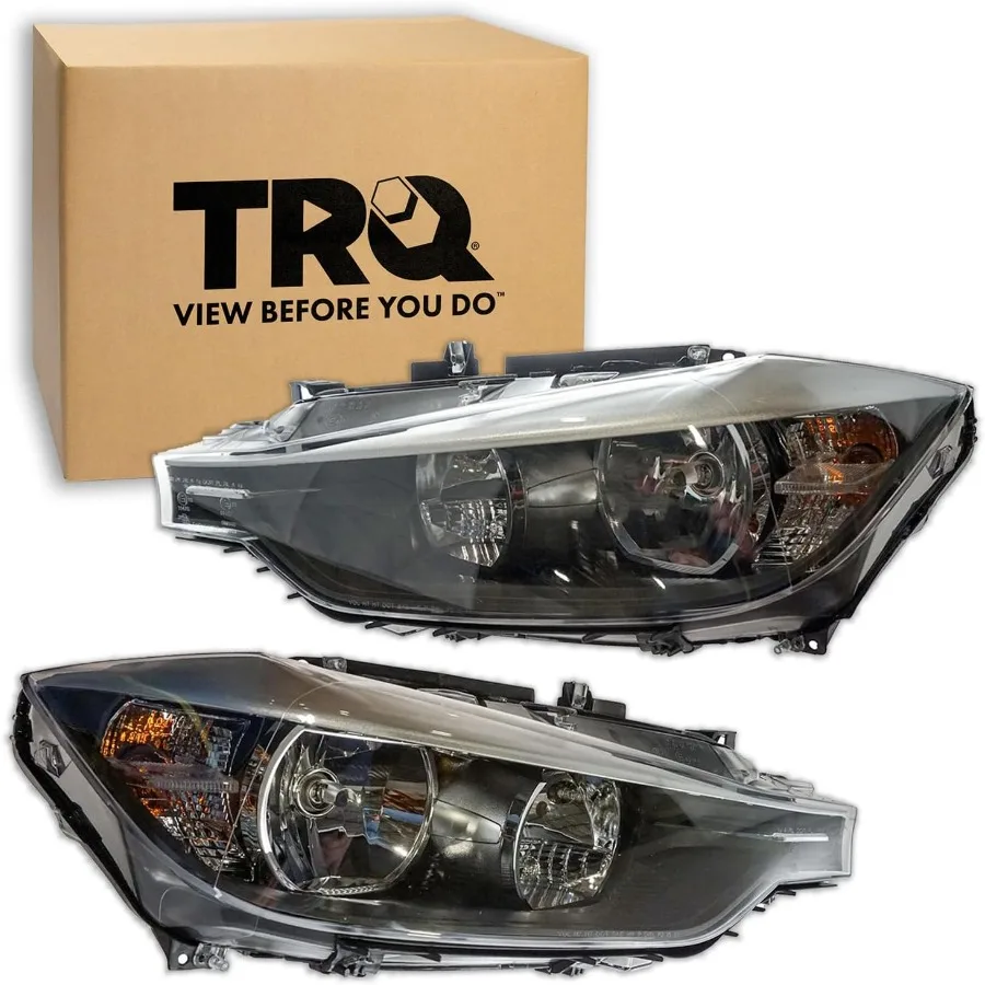 مجموعة مصابيح أمامية مكونة من قطعتين للسائق وجانب الركاب متوافقة مع BMW 320i 20132015 328i 20122015 335i 20122015 Acti