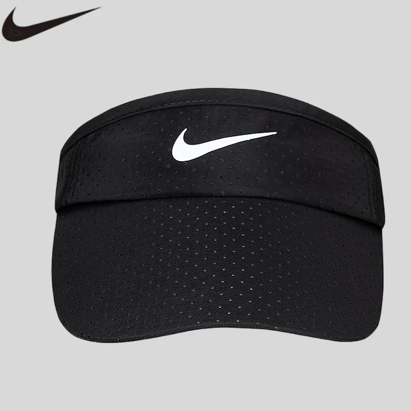 Nike 3brand  Empty Top Hat Boys and Girls Sun Hat Mesh Breathable Youth Tennis Visor N32533107GS-001 view 3