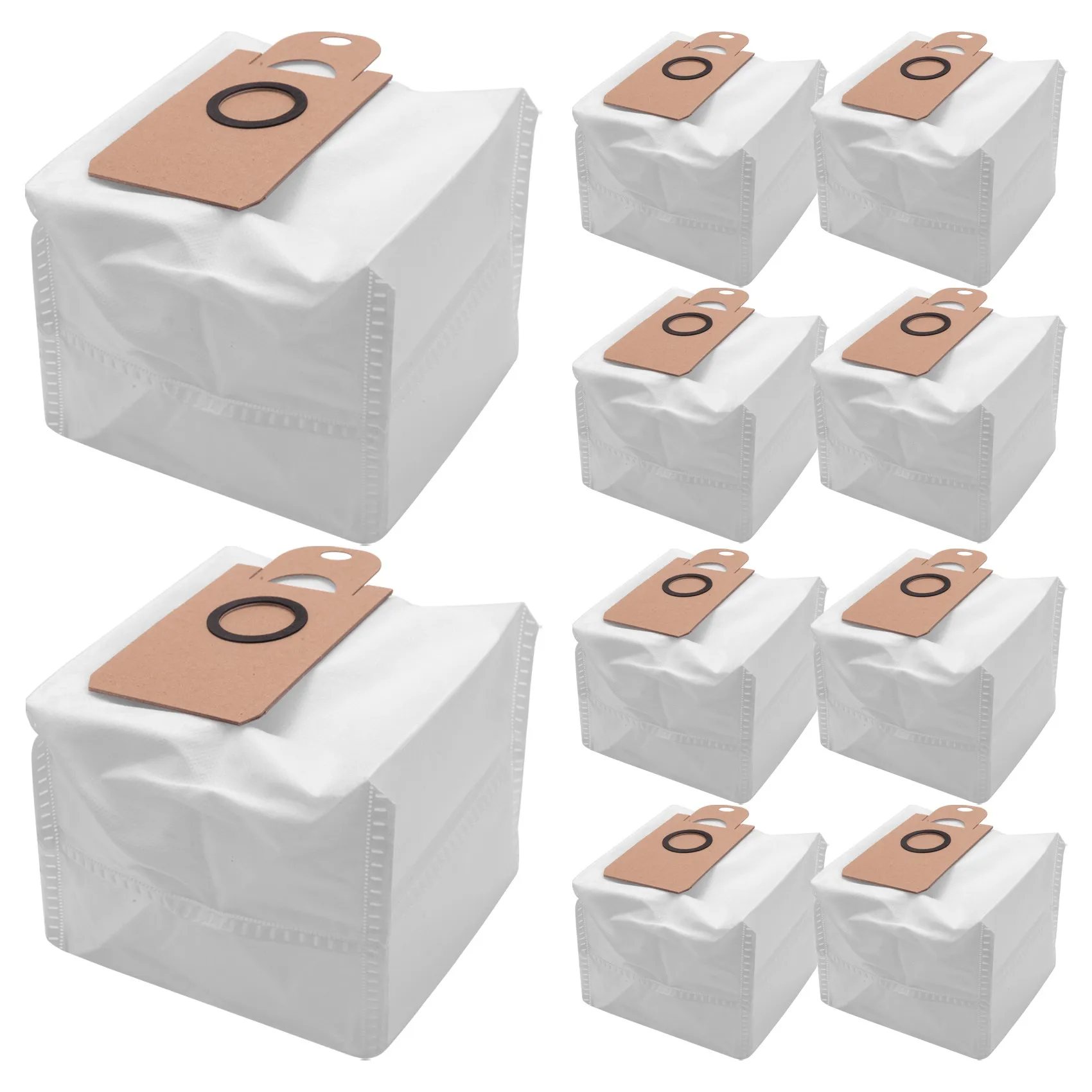 Y50A 10Pcs Dust Bags for Neabot Q11 Robot Vacuum Cleaner Replacement Cleaning Bag Sweeper Dust Bags Accessories