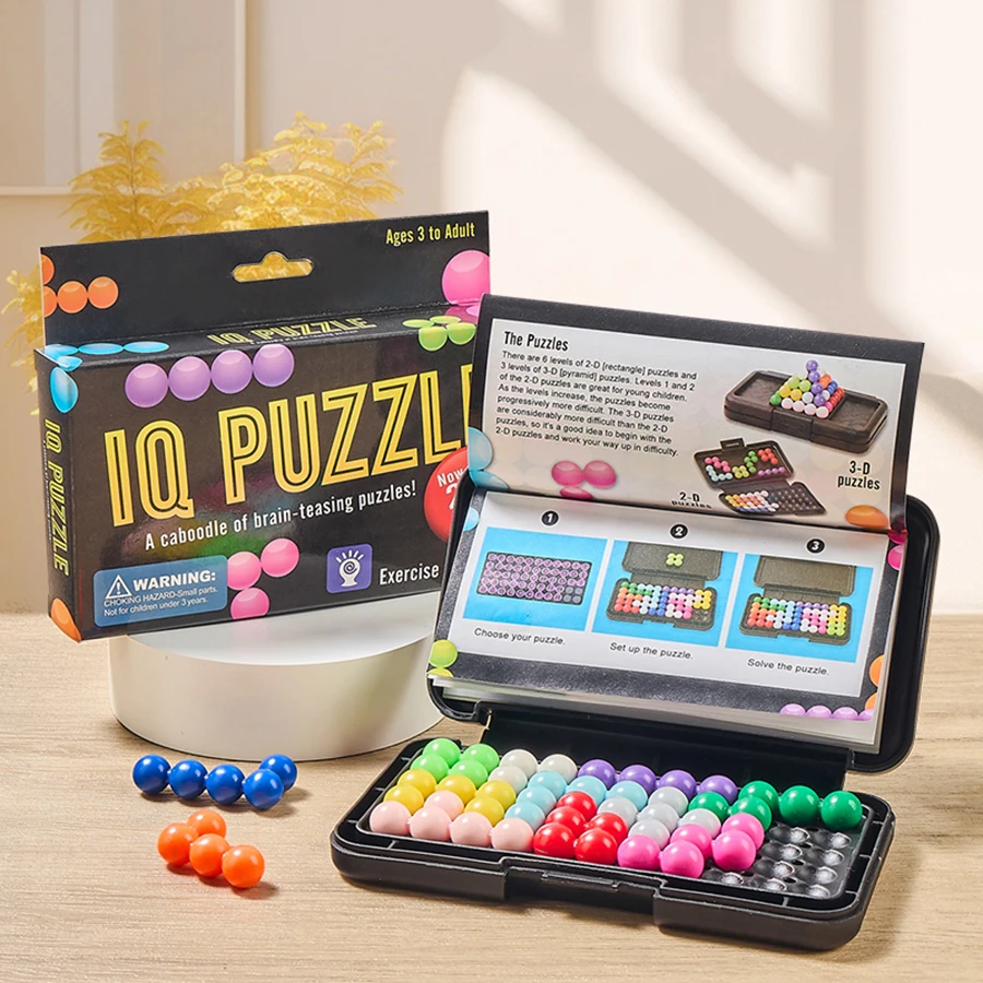 تحديات الذكاء ثلاثية الأبعاد لغز مجلس لعبة الكلاسيكية الهرم لوحة اللؤلؤ العقل المنطقي للأطفال الهرم الخرز اللعب الهدايا