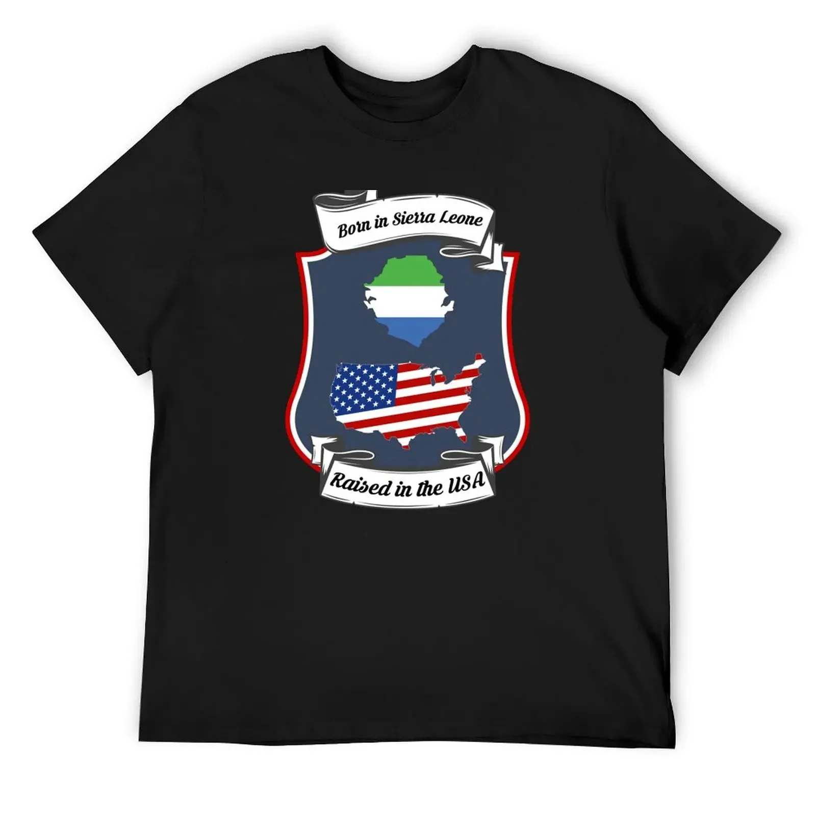 Born in Sierra Leone, raised in the USA Heritage T-Shirt oversizeds anime figures mens big and tall t shirts