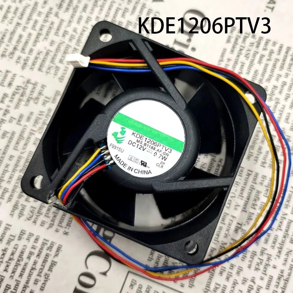 Energy-Efficient Silent Server CPU Cooling Fan 60*60*25MM KDE1206PTV3 DC 12V 0.7W 2-Pin