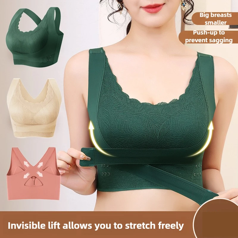 

Push Up Bra for Women Seamlesss Bra Women's Sports Bra Comfort Without Underwire Bralette Cross Front Bras Sexy Female Lingerie