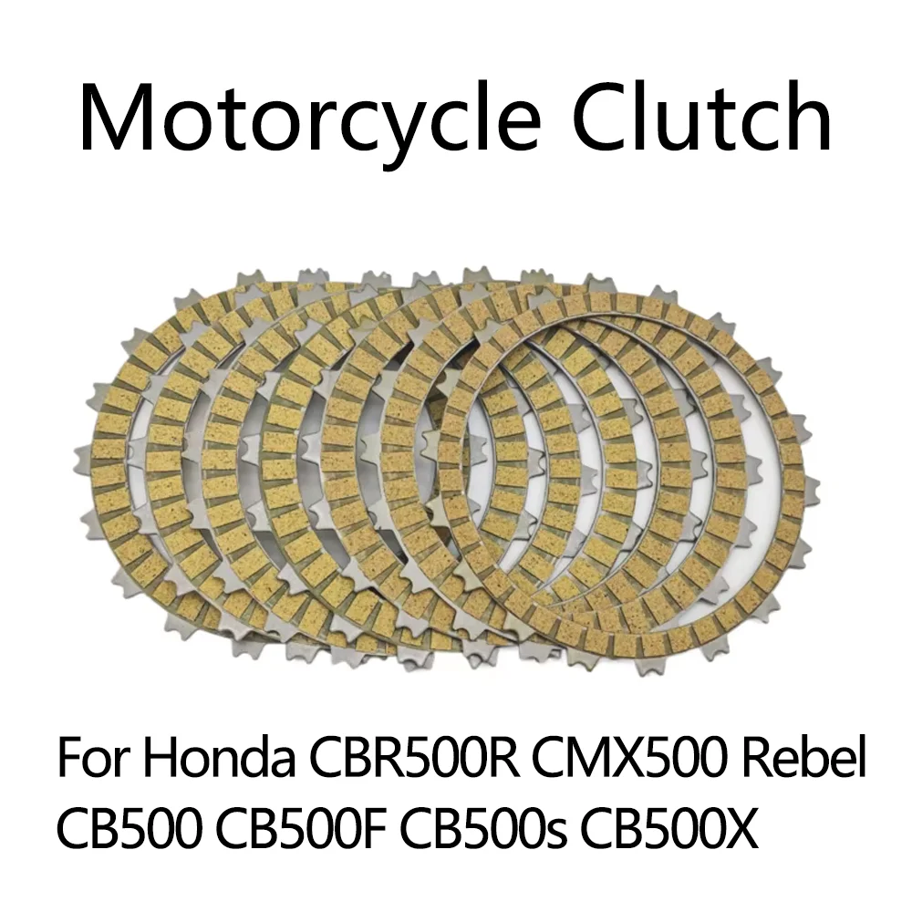 

For Honda CBR 500R CMX 500 Rebel CB500 CB500F CB500s CB500X CB 500 500F 500S 500X Motorcycle Clutch Friction Plate Disc Kits